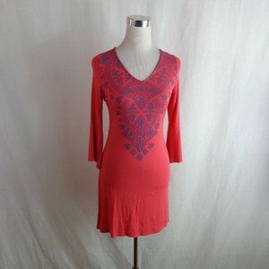 Urban Rose Dress Juniors size S Pink, Bell Sleeve